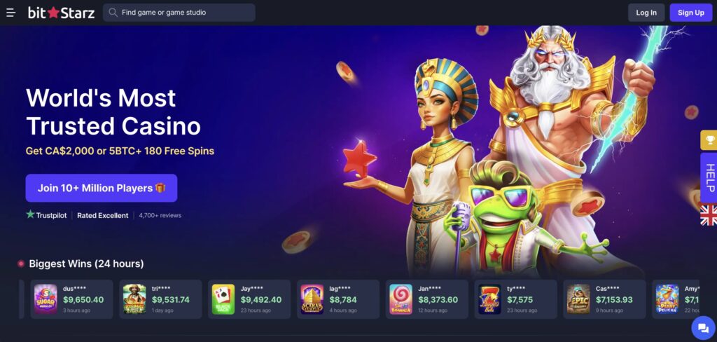 Screenshot | Super Crypto Casinos
