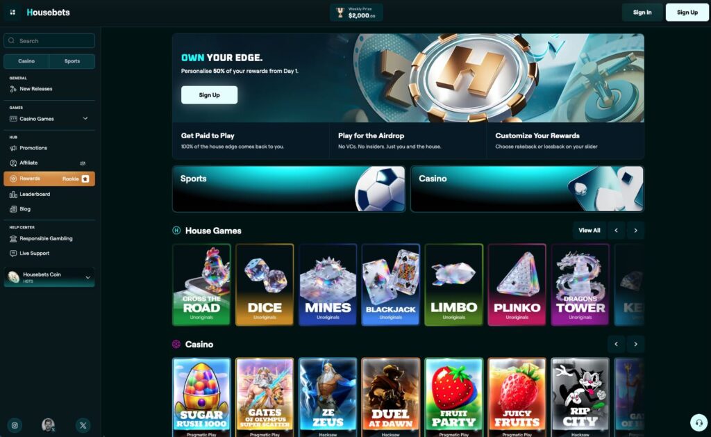 Screenshot | Super Crypto Casinos